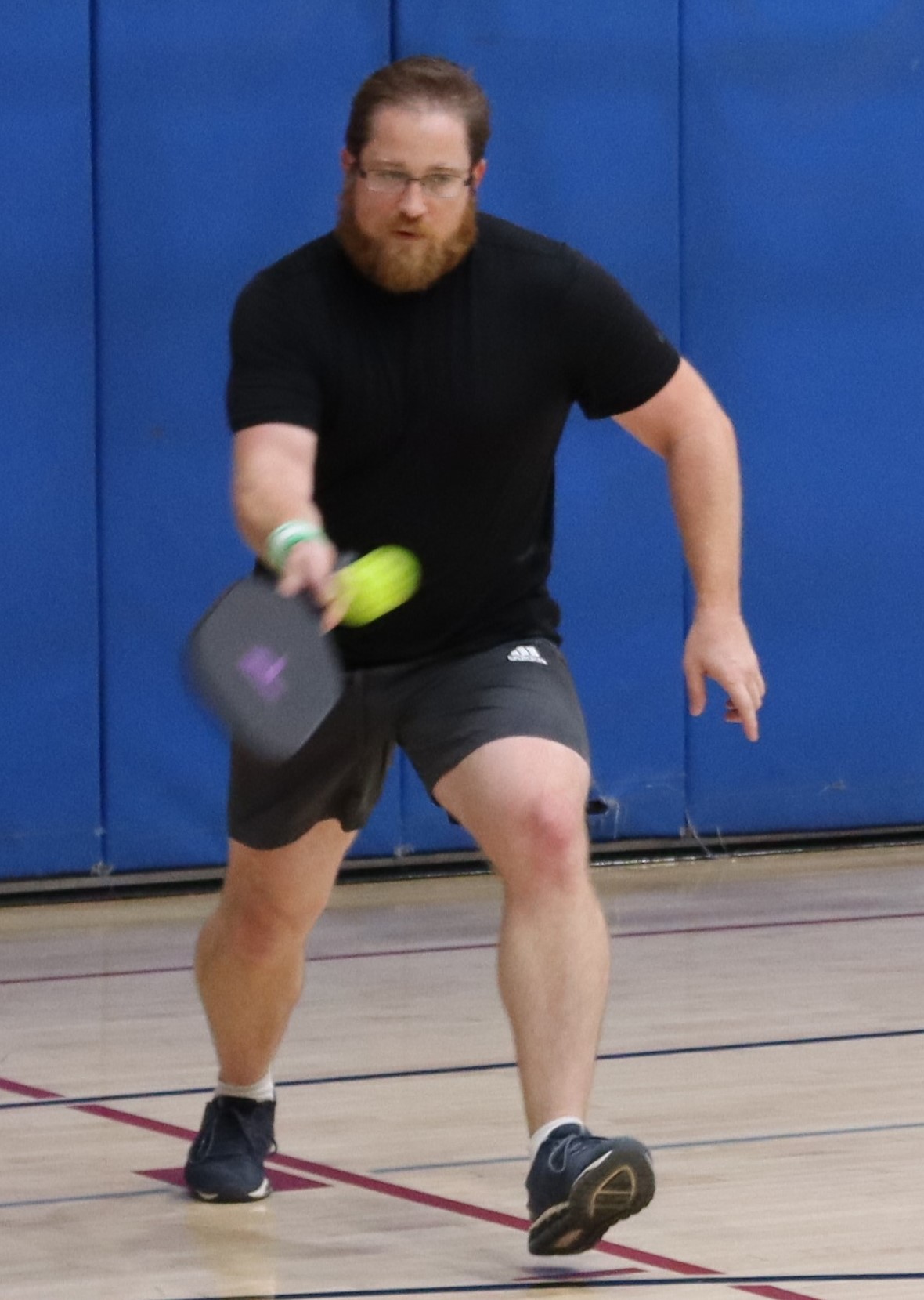 health seeker playing pickleball