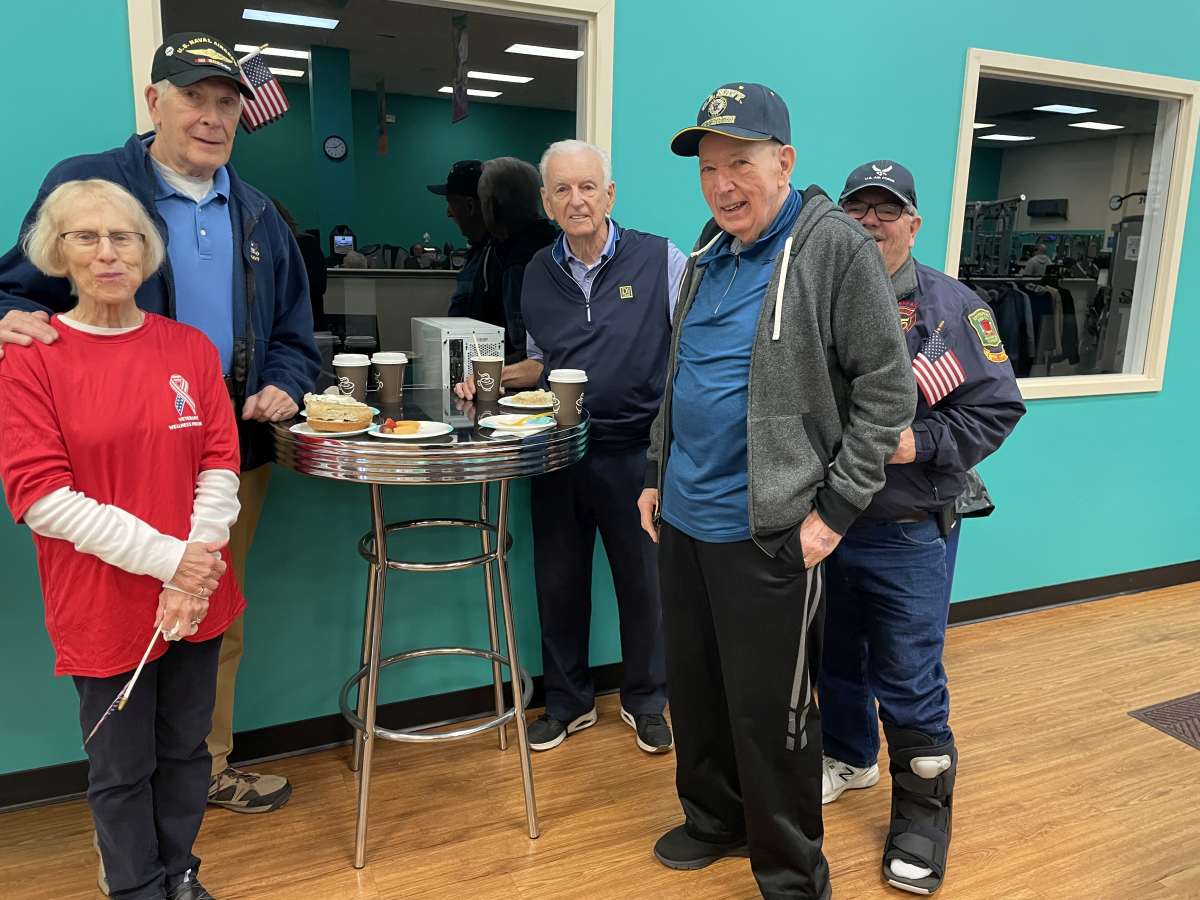 veteran gathering at Warminster YMCA