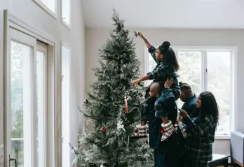 family christmas tree