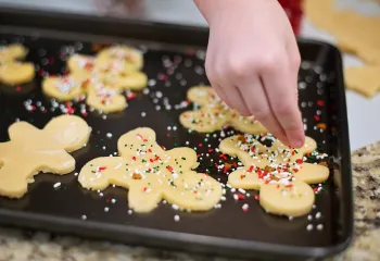 making cookies