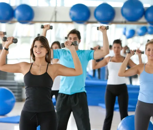 group exercise class