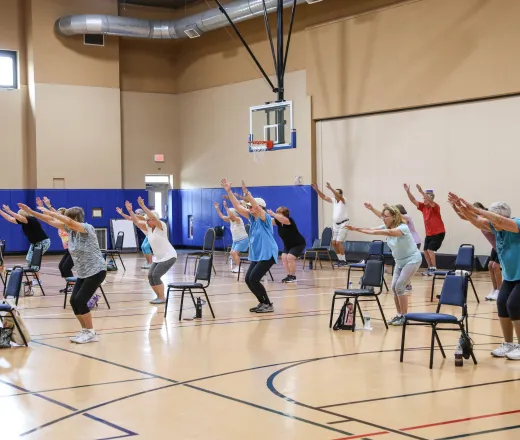 chair aerobics in quakertown