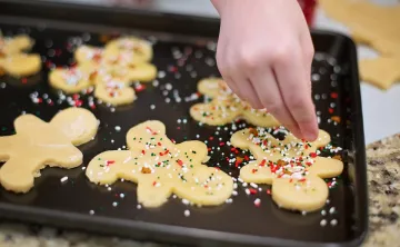 making cookies